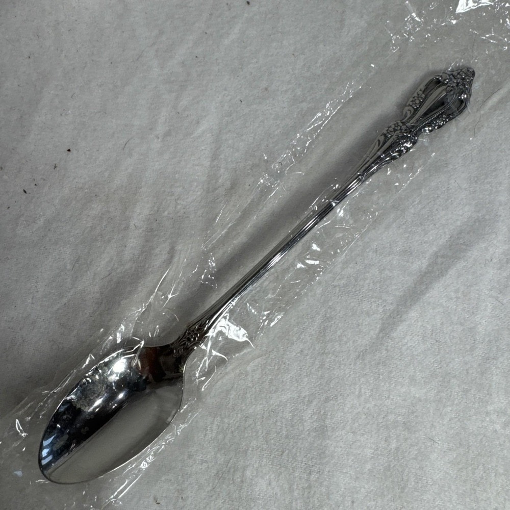 NEW Oneida Monte Carlo Long Ice Tea Spoon Deluxe Stainless Steel 7.5"